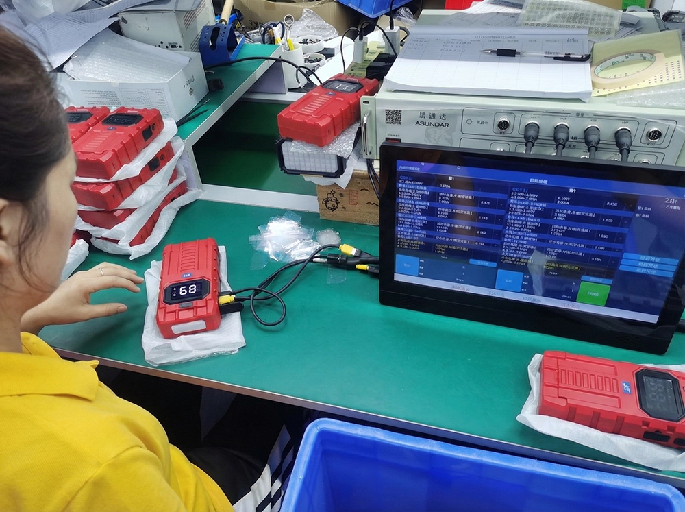 Production quality testing
