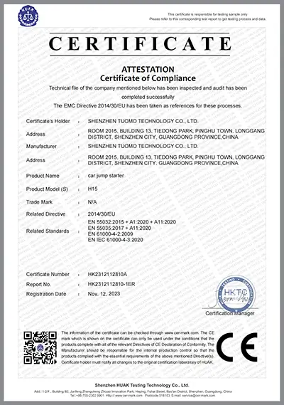 CE Certificate