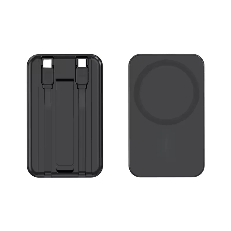 10000mAh Magnetic Wireless Power Bank with Built-in C and L Cables TU-W044 thumbnail 7