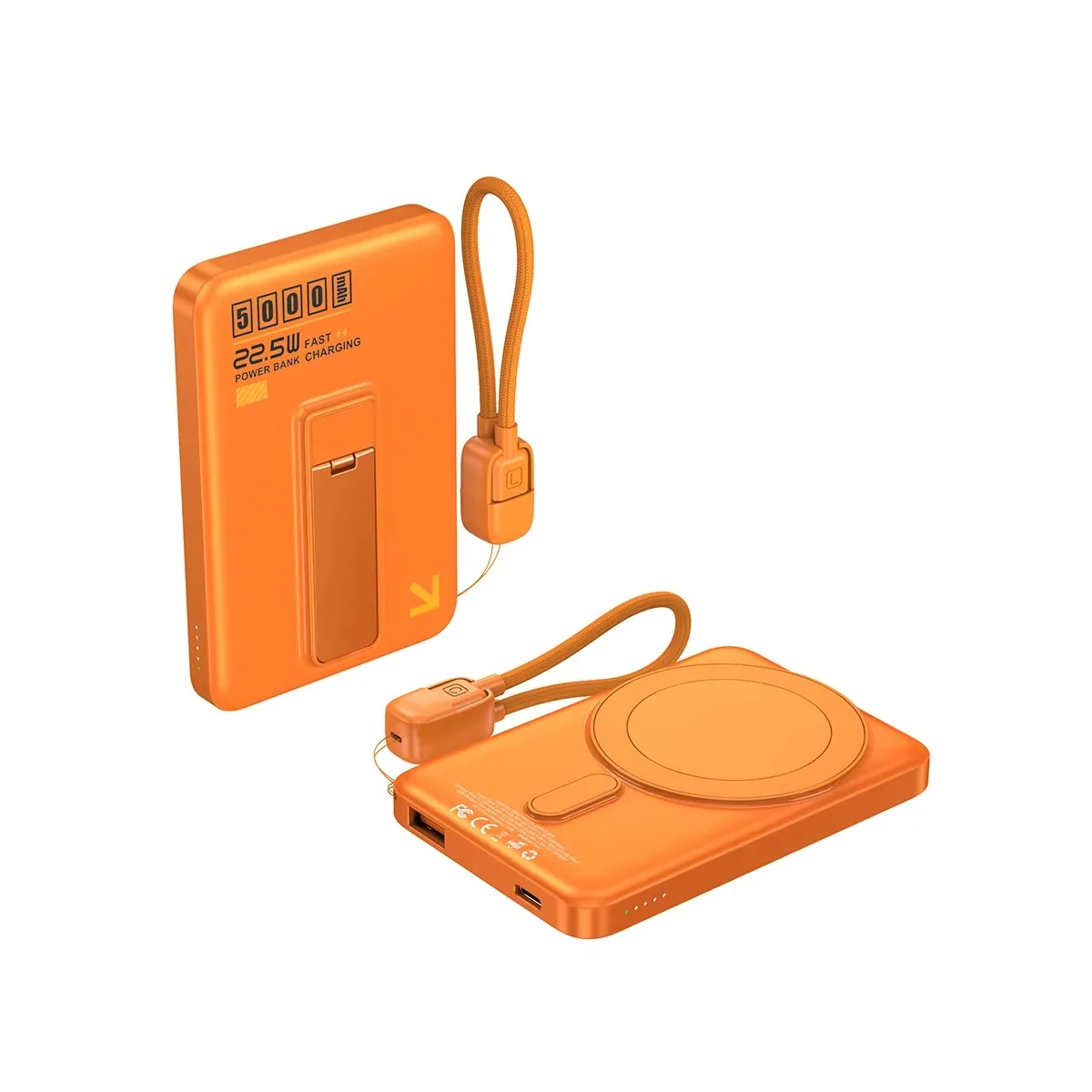 10000mAh Magnetic Wireless Power Bank with USB-C Cable TU-21A