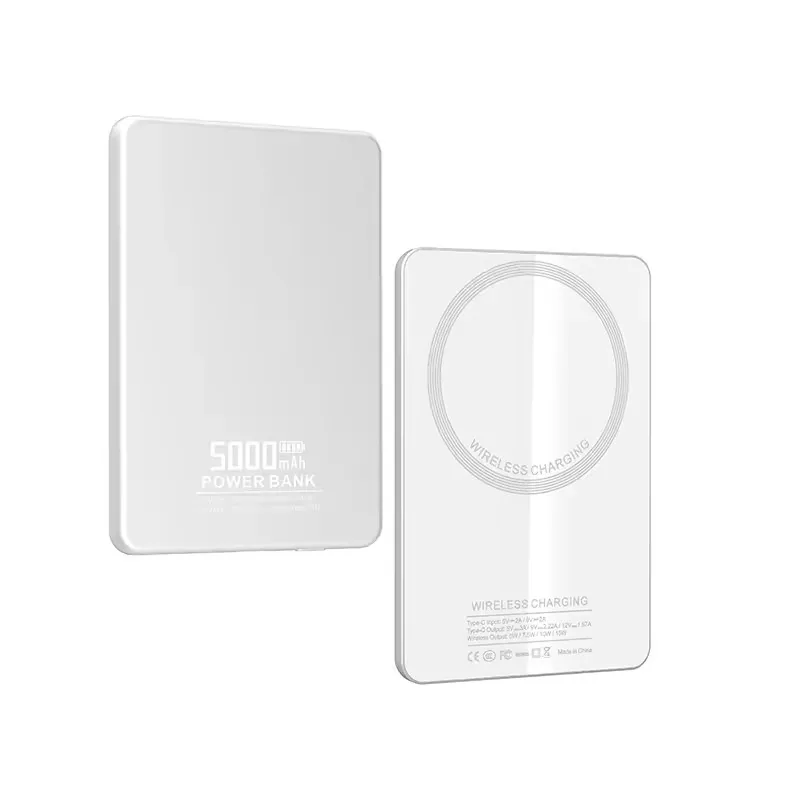 5000mAh 6.35mm Ultra Slim Magnetic Wireless Power Bank TU-158A thumbnail 8